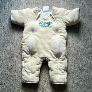 Baby Merlin’s Magic Sleepsuit 3-6 months, small yellow